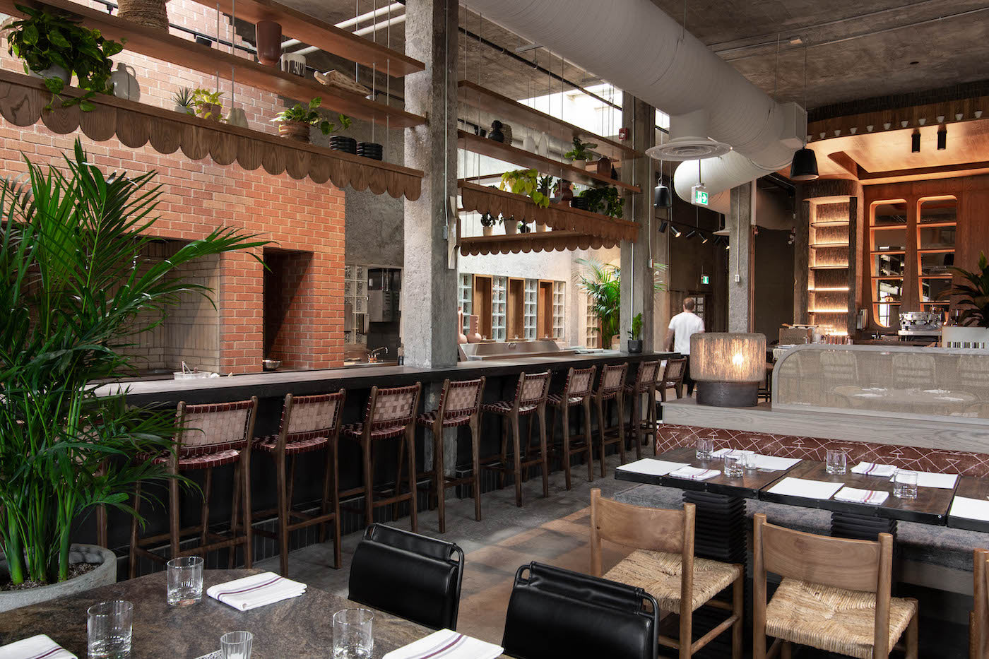 Fortuna's Row interior with warm lighting and bar